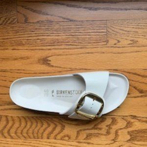 Madrid Big Buckle Natural Leather Birkenstock